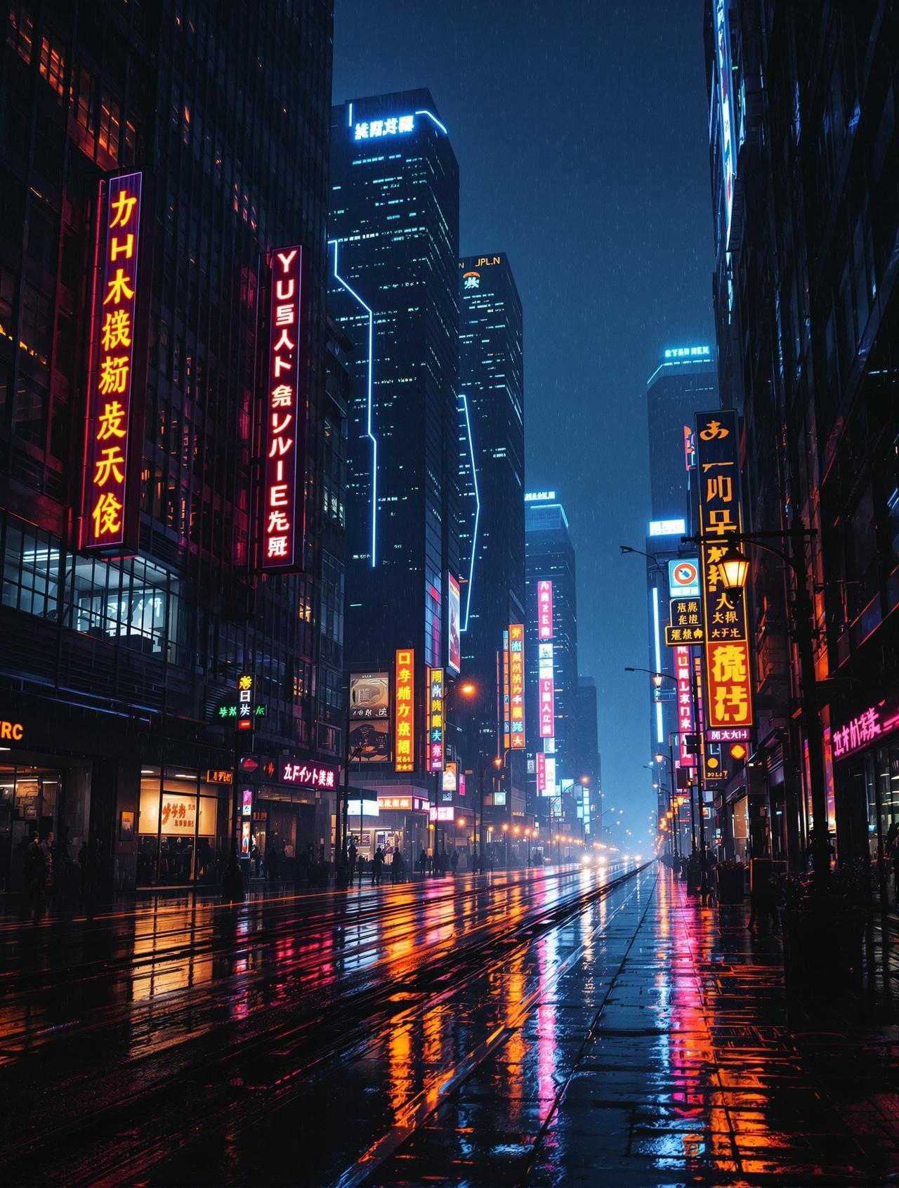 日韩欧美亚洲作品《都市夜行者》海报